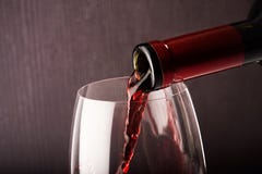 Wine Glass And Bottle Royalty Free Stock Photo