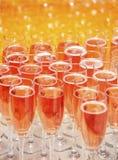 Wine Glasses With Juice On Table Stock Photo Wine Glasses With Juice On Table Stock Photo