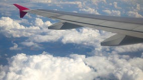 Wing Of Airplane Royalty Free Stock Photography