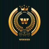 Winner Logo real estate property gold crown logo template eps 10 Royalty Free Stock Images Winner Logo real estate property gold crown logo template eps 10 Royalty Free Stock Images