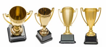 Winners gold cups royalty free illustration Winners gold cups royalty free illustration