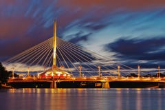 Winnipeg-Brücke lizenzfreies stockfoto Winnipeg-Brücke lizenzfreies stockfoto