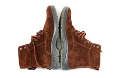 Winter boots on a white background royalty free stock photo Winter boots on a white background royalty free stock photo