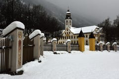 Stams Abbey, Heiliger Johannes der Taufer, Tirol, Austria royalty free stock photos Stams Abbey, Heiliger Johannes der Taufer, Tirol, Austria royalty free stock photos