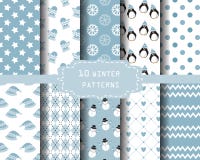Winter patterns vector illustration Winter patterns vector illustration