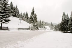 Winter Roads Royalty Free Stock Photo