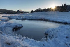 Winter Sunrise Stock Photography
