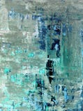 Wintertaling en Beige Abstract Art Painting