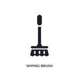 wiping brush isolated icon. simple element illustration from cleaning concept icons. wiping brush editable logo sign symbol design stock illustration wiping brush isolated icon. simple element illustration from cleaning concept icons. wiping brush editable logo sign symbol design stock illustration