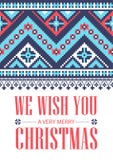 Wir wünschen Ihnen sehr frohen Weihnachten glückliches neues Jahr 2007 Nationale Verzierung Verschiedene Varianten der Farbe sind lizenzfreie abbildung Wir wünschen Ihnen sehr frohen Weihnachten glückliches neues Jahr 2007 Nationale Verzierung Verschiedene Varianten der Farbe sind lizenzfreie abbildung