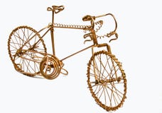 Wire Art Bicycle stock image. Image of wheels, ornaments - 14772837