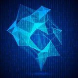 Wireframe mesh dot and lines background stock illustration Wireframe mesh dot and lines background stock illustration