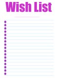 Wish List Stock Photos Wish List Stock Photos