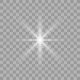 Wit het gloeien licht stock illustratie Wit het gloeien licht stock illustratie
