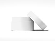 Witte lege kruik voor room het 3d teruggeven stock fotografie Witte lege kruik voor room het 3d teruggeven stock fotografie