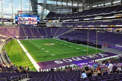 Wnętrze minnesota vikings USA banka stadium w Minneapolis Wnętrze minnesota vikings USA banka stadium w Minneapolis