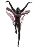 Woman Ballerina Ballet Dancer Dancing Silhouette Royalty Free Stock Image Woman Ballerina Ballet Dancer Dancing Silhouette Royalty Free Stock Image