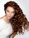 Woman with Beautiful Curly Hair Royalty Free Stock Photo Woman with Beautiful Curly Hair Royalty Free Stock Photo