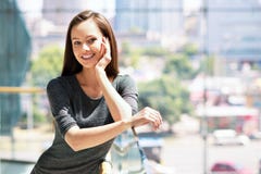Woman Beautiful Portrait City Urban Face Young. stock photos Woman Beautiful Portrait City Urban Face Young. stock photos