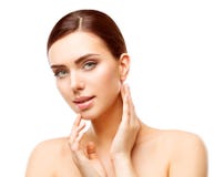 Woman Beauty Makeup, Natural Face Make Up, Body Skin Care