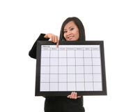 Woman with Calendar