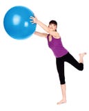 Woman doing fitness exercises royalty free stock photography Woman doing fitness exercises royalty free stock photography