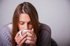 Woman with a drink Royalty Free Stock Images Woman with a drink Royalty Free Stock Images