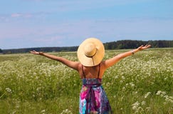Woman Enjoying Nature Royalty Free Stock Photo Woman Enjoying Nature Royalty Free Stock Photo