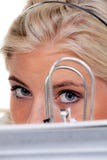 Woman with file folders royalty free stock photos Woman with file folders royalty free stock photos