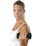 Woman Fitness Weights