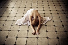 Woman in floor royalty free stock photo Woman in floor royalty free stock photo