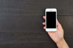 Woman hand holding smart phone. stock photography Woman hand holding smart phone. stock photography