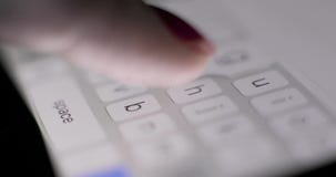 Woman hand using mobile phone in the dark. Close up stock footage Woman hand using mobile phone in the dark. Close up stock footage
