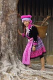 Woman In Hill Tribe Dress Stock Images
