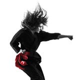 Woman Kung Fu Pencak Silat isolated Stock Photo Woman Kung Fu Pencak Silat isolated Stock Photo