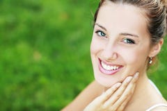 Woman with perfect teeth and smile royalty free stock images Woman with perfect teeth and smile royalty free stock images
