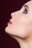 Woman in profile royalty free stock photos Woman in profile royalty free stock photos