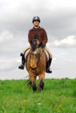 Woman riding horse royalty free stock photography Woman riding horse royalty free stock photography