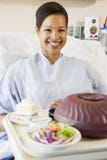 Woman Sitting In Hospital Bed Royalty Free Stock Images Woman Sitting In Hospital Bed Royalty Free Stock Images