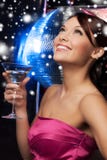 Woman With Cocktail Stock Photography Woman With Cocktail Stock Photography