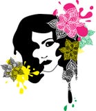 Woman With Flower Royalty Free Stock Images Woman With Flower Royalty Free Stock Images
