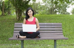 Woman With Laptop Royalty Free Stock Images Woman With Laptop Royalty Free Stock Images