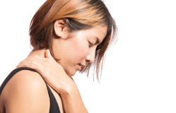 Woman With Shoulder Pain Stock Photography