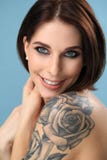 Woman With Tattoo Stock Photography