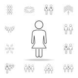 womanicon do negócio Grupo detalhado de povos em ícones do trabalho Projeto gráfico superior Um dos ícones da coleção para Web si ilustração royalty free womanicon do negócio Grupo detalhado de povos em ícones do trabalho Projeto gráfico superior Um dos ícones da coleção para Web si ilustração royalty free