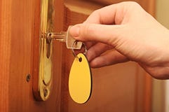 Women are unlocked door Royalty Free Stock Photo Women are unlocked door Royalty Free Stock Photo