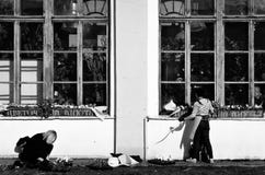 Women at work, Saint Petersburg royalty free stock photos Women at work, Saint Petersburg royalty free stock photos