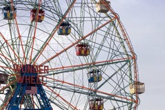 Wonder Wheel At The Coney Island Astroland Park Royalty Free Stock Photography Wonder Wheel At The Coney Island Astroland Park Royalty Free Stock Photography