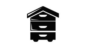 Wood beehive icon animation