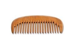 Wood Comb Isolate On The White. Stock Photos Wood Comb Isolate On The White. Stock Photos